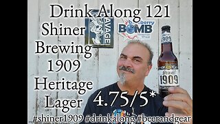 05.30.24 Drink Along w # beerandgear 121: Shiner 1909 Heritage Lager 4.75/5*