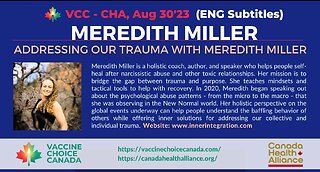 ADDRESSING OUR COVID TRAUMA - MEREDITH MILLER (ENG Subtitles)