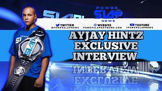 Power Slap News Interview: THE CHAMP Ayjay "Static" Hintz #powerslap