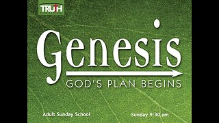 God's Self-Revelation Through CREATION (Genesis 1 - 2)