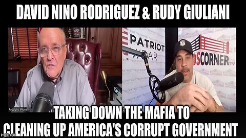 David Nino Rodriguez: Taking Down The Mafia To Cleaning Up America's Corrupt Government!