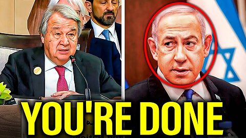 UN Chief Is Not backing Down! Embarrasses Israel Live In His Viral Speech!