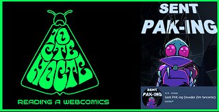 Reading a webcomic: Sent PAK-ing (Invader Zim fancomic)