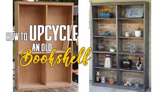 How to Upcycle an old Bookshelf