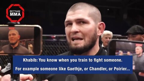 Khabib Nurmagomedov reacts to Charles Oliveria's 'arrogant' comments