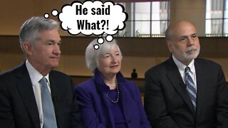 Even Ben Bernanke thinks the Fed’s hiking too slowly!😂
