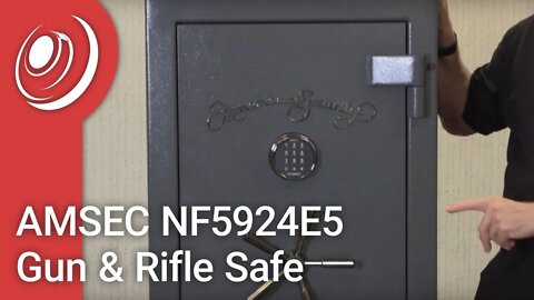 AMSEC NF5924E5 Gun & Rifle Safe with Dye the Safe Guy