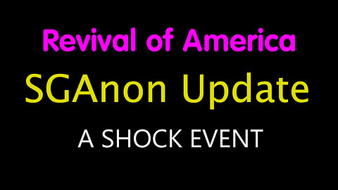 SG Anon SHOCK Event "Revival of America" 5.22.2Q24