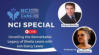 NCI Special Live Discussion: Unveiling the Remarkable Legacy of Sheila Lewis with Son Darcy Lewis