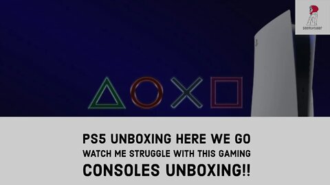 Gaming: PS5 Digital Edition Unboxing Seemly Tuber First Try Watch Me Struggle With The Console Box!!