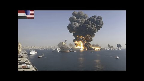 HOUTHIS CUT OFF FROM THE SEA! The last Yemen port with Iran supplies is destroyed by a US air raid!