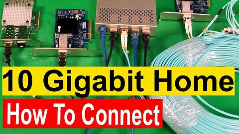 10 Gig: 3 Ways to Connect! Fiber vs Twisted Pair vs Copper