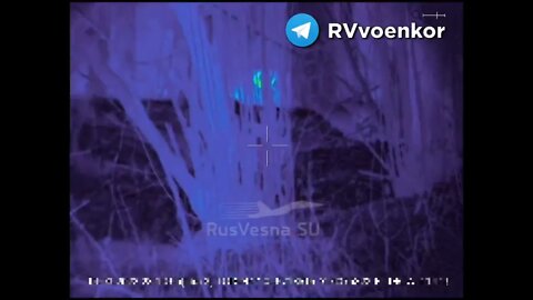 Night Hunting: Russian Special Forces Follow The Enemy In The Forest Through Thermal Imagers