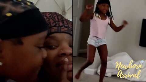 "U Remind Me Of Your Father" DaBaby & MeMe's Daughter Serenity Wakes Up Rapping And Dancing! 💃🏾