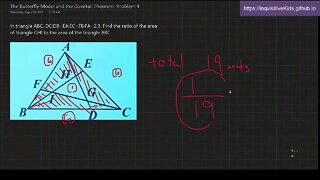 6th Grade Butterfly Model and Dovetail Theorem: Problem 4