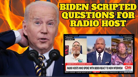 Radio Host Says Biden's Campaign Provided Questions for Interview