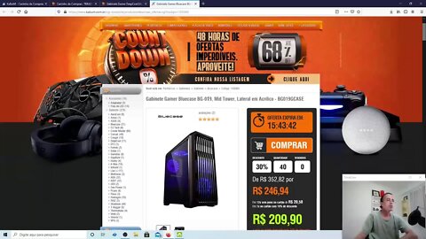 Ryzen 3 2200 custo benefício no Brasil, Kabum e Terabyteshop.