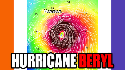 🚨BREAKlNG: Hurrlcane BeryI WRECKS Houston Texas 🟠⚪🟣