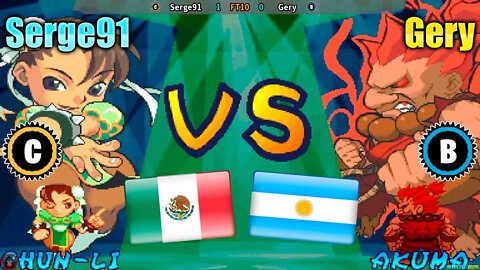 Super Gem Fighter Mini Mix (Serge91 Vs. Gery) [Mexico Vs. Argentina]