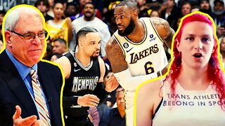 Dillon Brooks EJECTED Over LeBron Crotch Shot , Phil Jackson Calls Out NBA, Trans Athlete Backlash