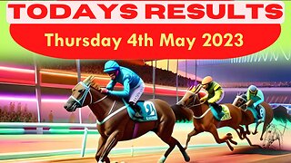 Thursday 4th May 2023 Free Horse Race Result #winner #eachwaybets