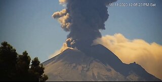 Popocatepetl volcano in Mexico has erupted and its powerful