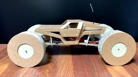How to make Monster truck from Cardboard at home / Craft/ Realisticcraft72