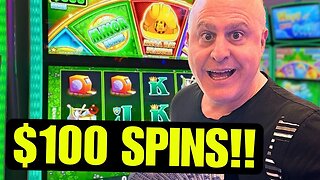 JUST INCREDIBLE! $100/SPIN HUFF N PUFF GIVES ME ENDLESS JACKPOTS!!!