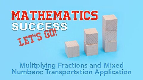 Multiplying Fractions and Mixed Numbers: Transportation Application (Explained in Spanish)