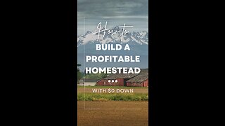 How to Build a Profitable Homestead