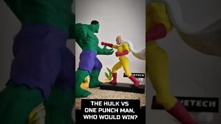 One Punch Man Vs Hulk 3D Printed #shorts #Hulk #onepunchman #avengers