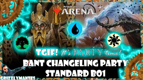 TGIF! 🔵🎉⚪🎉🟢IT'S PARTY TIME!🟢🎉⚪🎉🔵 Innistrad Midnight Hunt Bo1 Standard - BANT CHANGELING PARTY