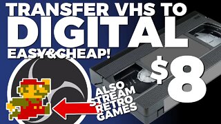 Convert VHS and Capture Retro Games