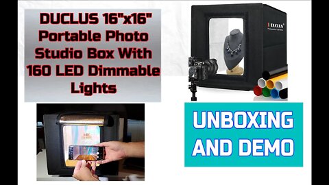 Awesome Light Box My Own Portable Photo Studio From Duclus