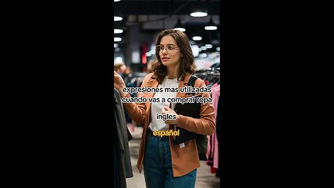 frases utilizadas para comprar ropa en inglés y español