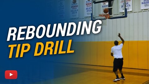 Basketball Post Play - Rebounding Tip Drill - Coach Dave Loos