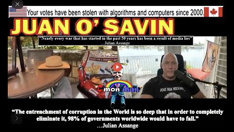 Juan O Savin in rare form delivers the goods on: Trump Arrest, Election Theft, Sound of Freedom.