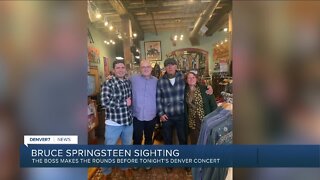 Bruce Springsteen stops at local businesses before Denver concert