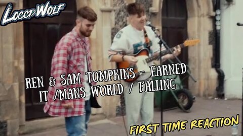 BUSKING LEGENDS! | Ren & Sam Tompkins - Earned it /Mans World / Falling | FIRST TIME REACTION