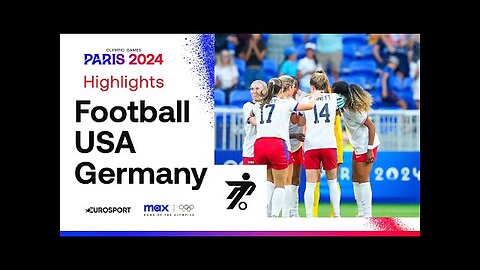 USA 1-0 Germany: Olympic Women’s Football Semi-Final Highlights | #Paris2024 #Olympics