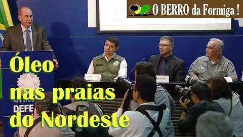 Defesa, Marinha, PF e IBAMA - coletiva sobre o petróleo vazado no Nordeste-04/11/19