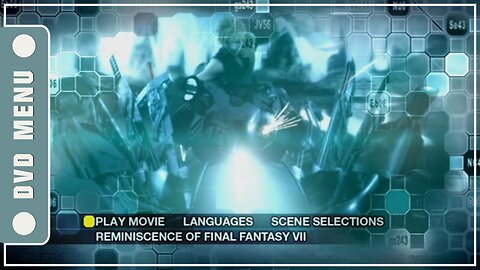 Final Fantasy VII: Advent Children - DVD Menu