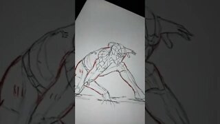 How to Draw Spiderman? 🕷 - Daily Art nr.122🖌️