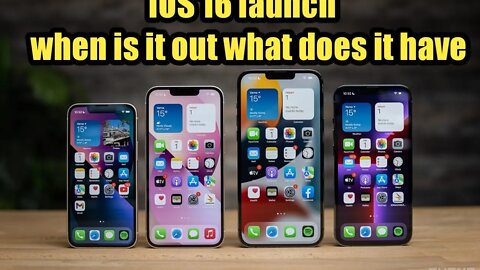 iOS 16 launch - when is it out what does it have #ios #ios16