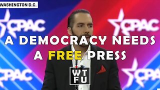 Bukele: A democracy needs a free press