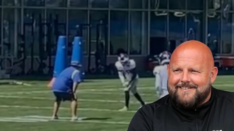 Brian Daboll Attempts To Cover Kadarius Toney In Practice | New York Giants