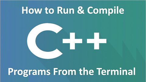 How to RUN & COMPILE C++ Programs From the Terminal Command Prompt On a Mac - Basic Tutorial | New