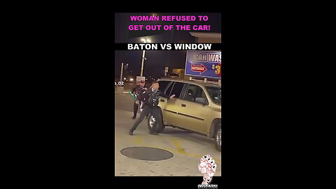 When a confused woman refused to get out of the car | police involved