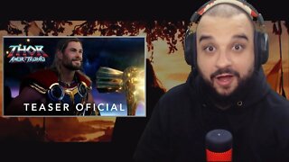 (REACT) Thor: Amor e Trovão | Marvel Studios | Teaser Trailer Oficial Dublado