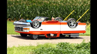 Mechanic Constructs Drivable "Upside Down Truck"